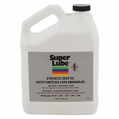 Super Lube. Synthetic Gear Oil: 1.00 gal Bottle, ISO 150